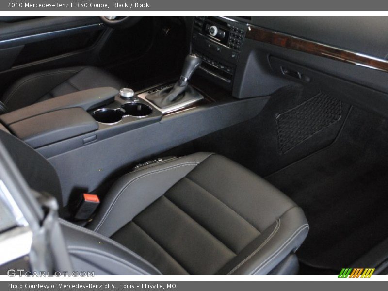 Black / Black 2010 Mercedes-Benz E 350 Coupe