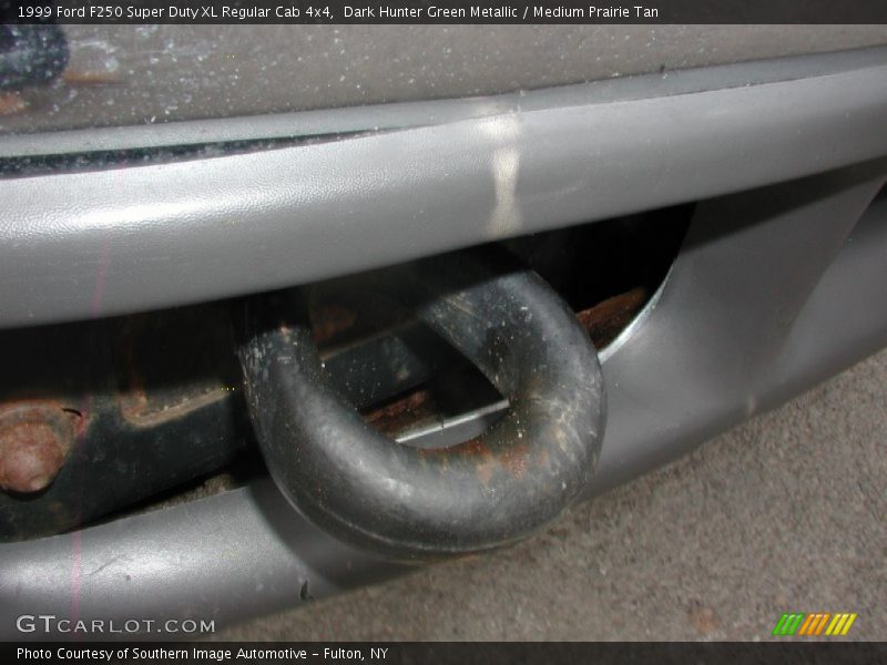 Dark Hunter Green Metallic / Medium Prairie Tan 1999 Ford F250 Super Duty XL Regular Cab 4x4