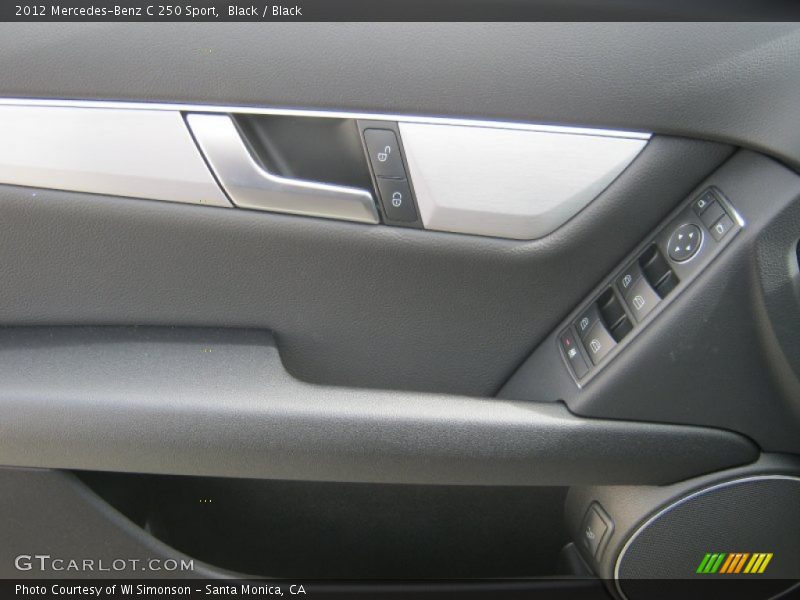 Black / Black 2012 Mercedes-Benz C 250 Sport