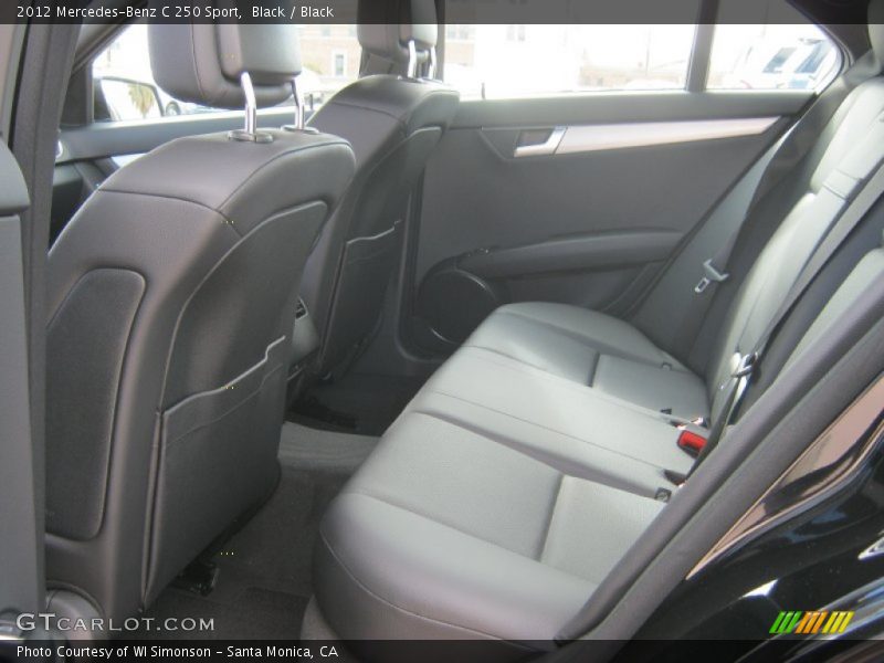Black / Black 2012 Mercedes-Benz C 250 Sport