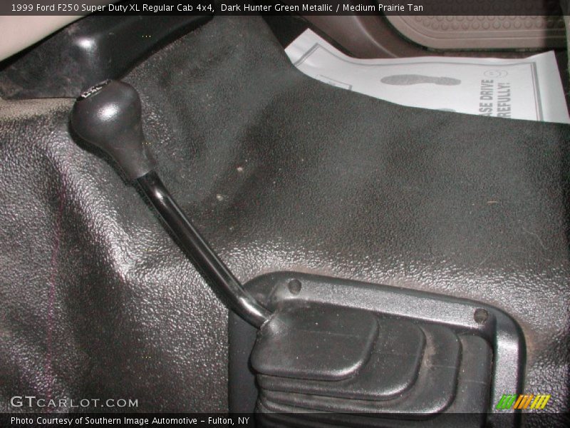 Dark Hunter Green Metallic / Medium Prairie Tan 1999 Ford F250 Super Duty XL Regular Cab 4x4
