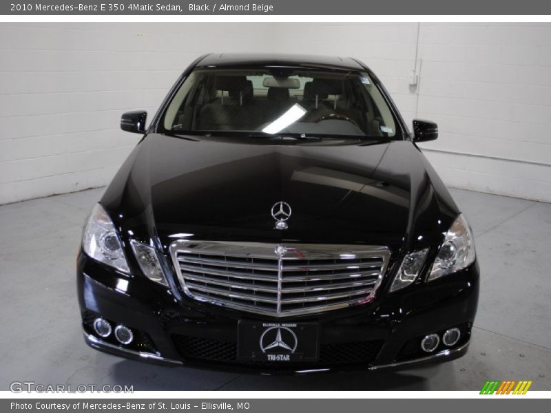 Black / Almond Beige 2010 Mercedes-Benz E 350 4Matic Sedan