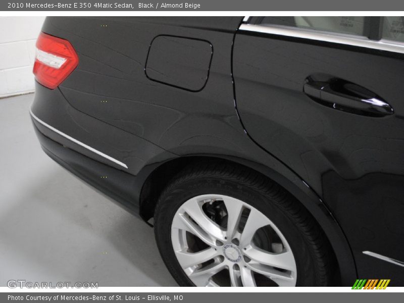 Black / Almond Beige 2010 Mercedes-Benz E 350 4Matic Sedan