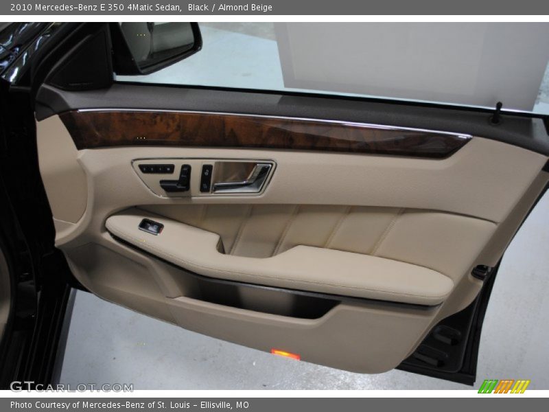 Black / Almond Beige 2010 Mercedes-Benz E 350 4Matic Sedan