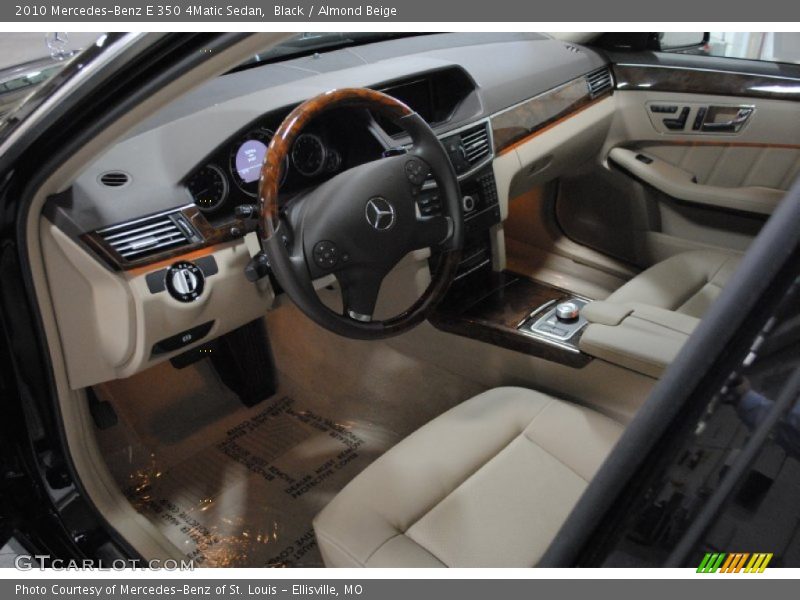 Black / Almond Beige 2010 Mercedes-Benz E 350 4Matic Sedan