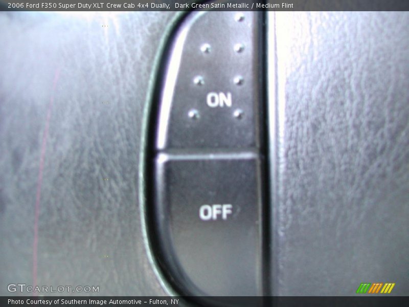 Dark Green Satin Metallic / Medium Flint 2006 Ford F350 Super Duty XLT Crew Cab 4x4 Dually