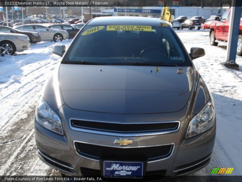 Mocha Steel Metallic / Titanium 2011 Chevrolet Malibu LT