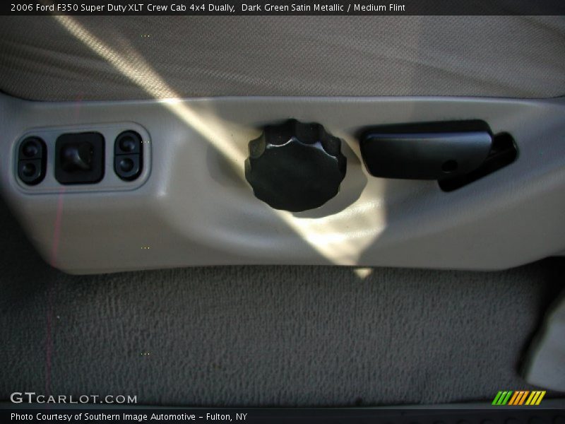 Dark Green Satin Metallic / Medium Flint 2006 Ford F350 Super Duty XLT Crew Cab 4x4 Dually