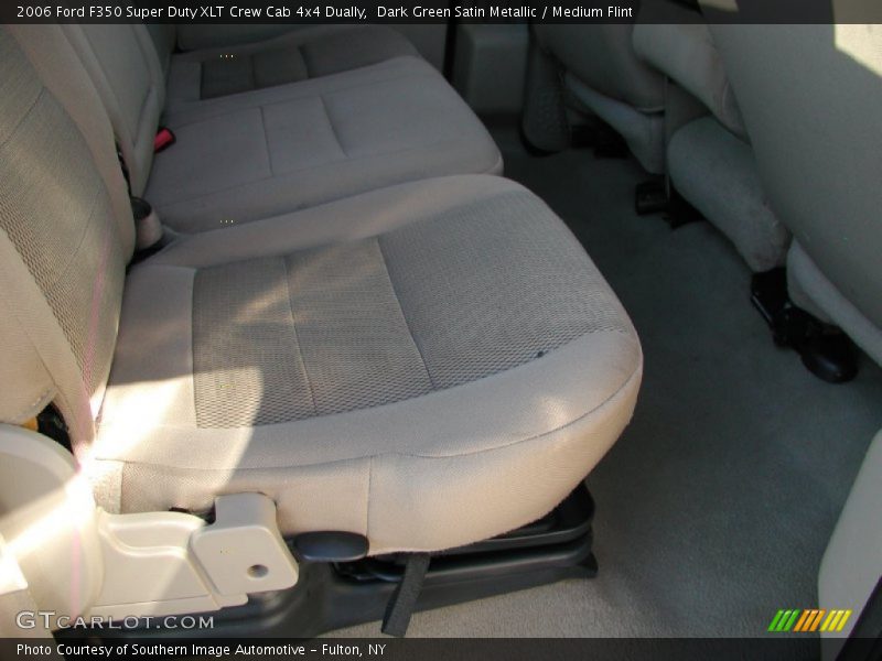 Dark Green Satin Metallic / Medium Flint 2006 Ford F350 Super Duty XLT Crew Cab 4x4 Dually