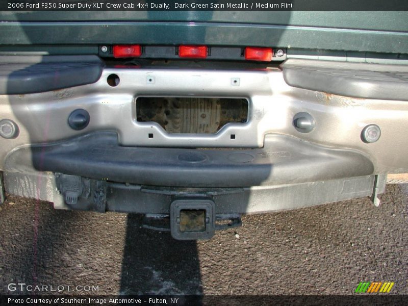 Dark Green Satin Metallic / Medium Flint 2006 Ford F350 Super Duty XLT Crew Cab 4x4 Dually