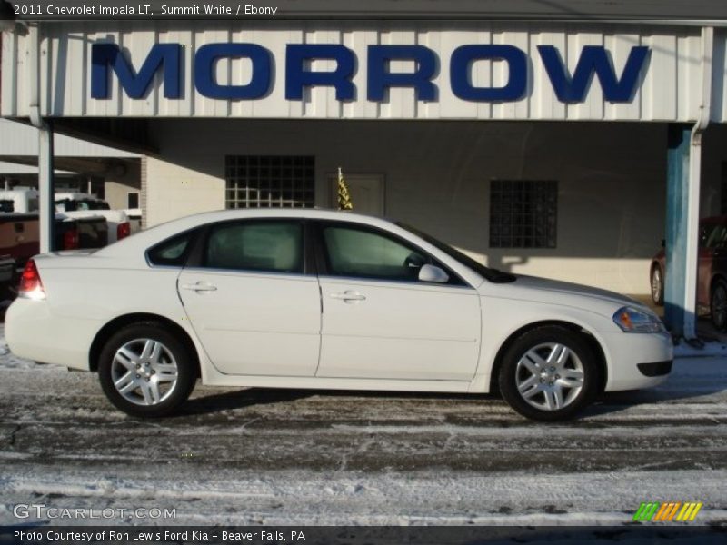 Summit White / Ebony 2011 Chevrolet Impala LT