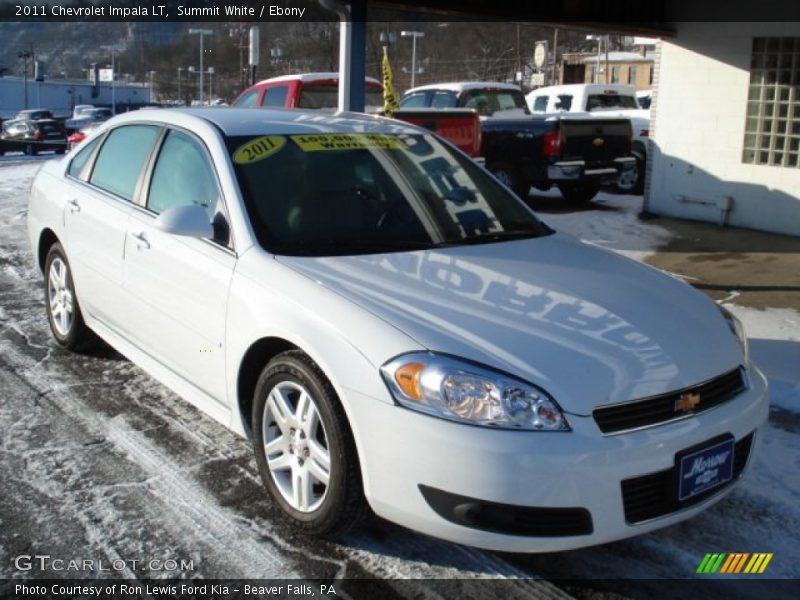 Summit White / Ebony 2011 Chevrolet Impala LT
