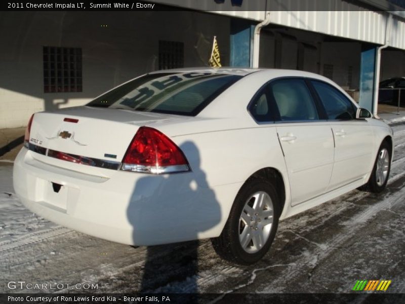Summit White / Ebony 2011 Chevrolet Impala LT