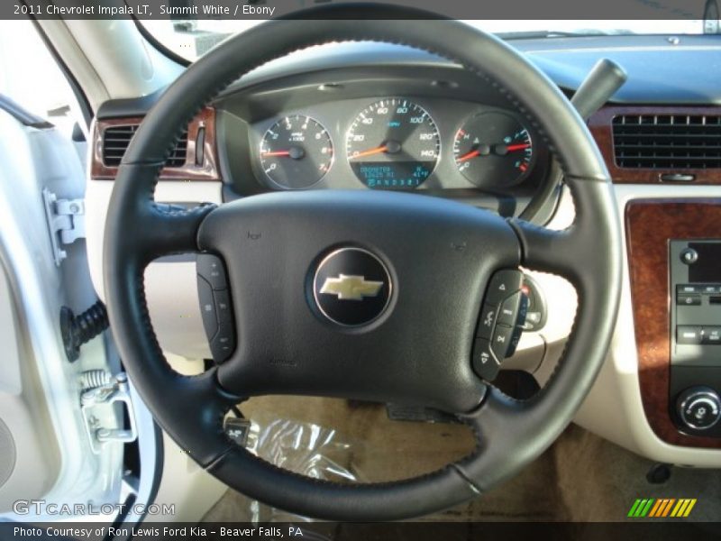 Summit White / Ebony 2011 Chevrolet Impala LT