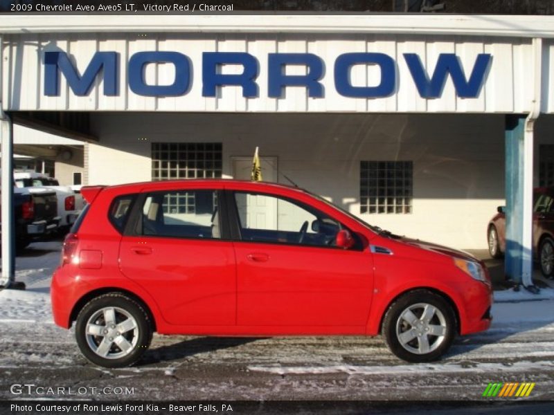 Victory Red / Charcoal 2009 Chevrolet Aveo Aveo5 LT