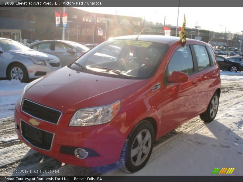Victory Red / Charcoal 2009 Chevrolet Aveo Aveo5 LT