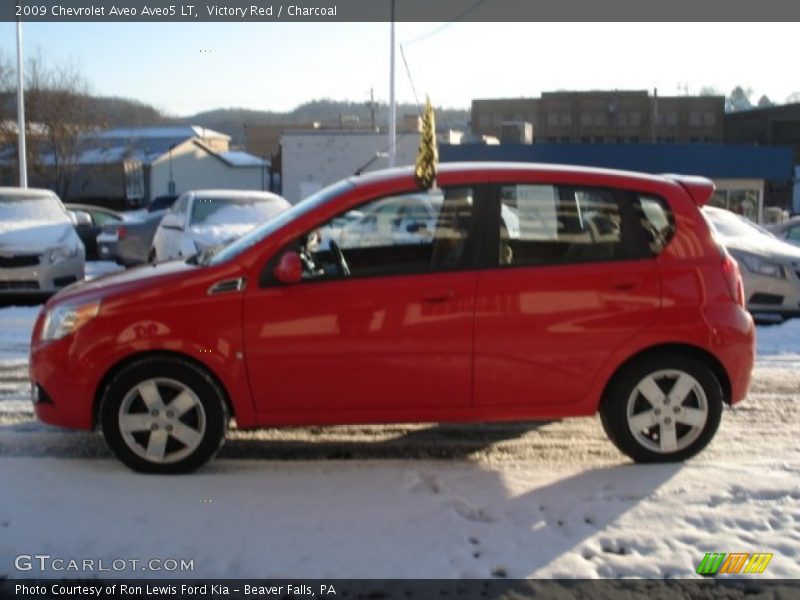 Victory Red / Charcoal 2009 Chevrolet Aveo Aveo5 LT