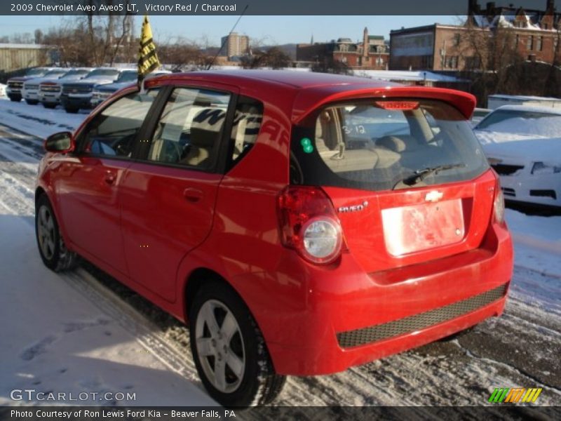 Victory Red / Charcoal 2009 Chevrolet Aveo Aveo5 LT