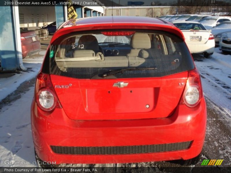 Victory Red / Charcoal 2009 Chevrolet Aveo Aveo5 LT