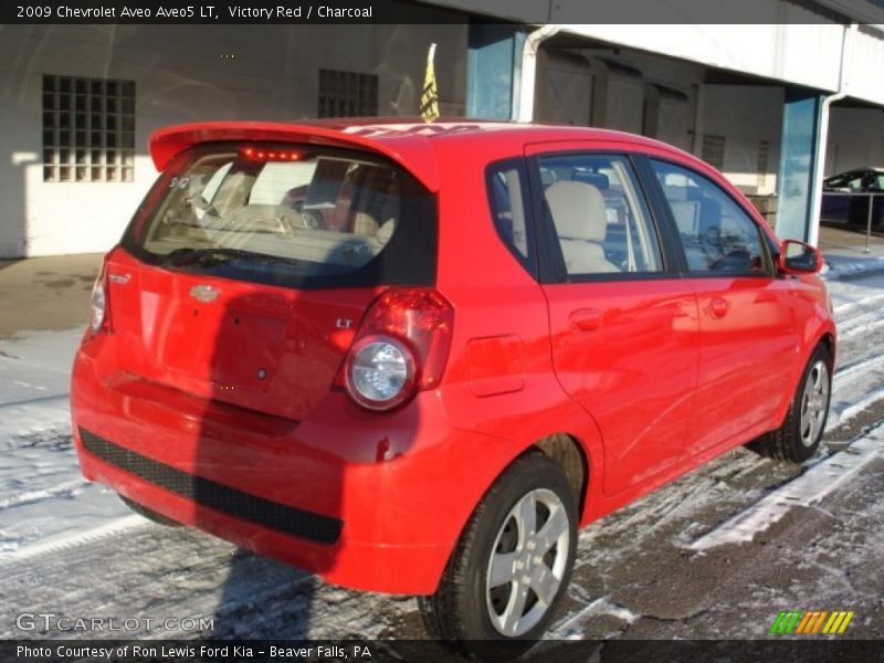 Victory Red / Charcoal 2009 Chevrolet Aveo Aveo5 LT