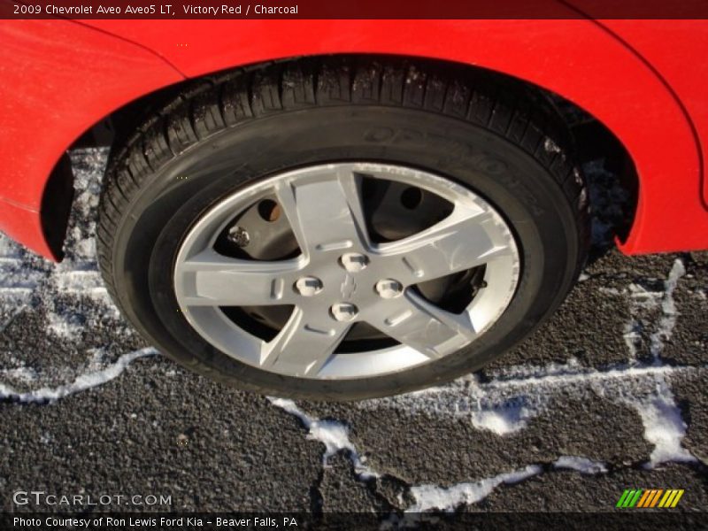 Victory Red / Charcoal 2009 Chevrolet Aveo Aveo5 LT