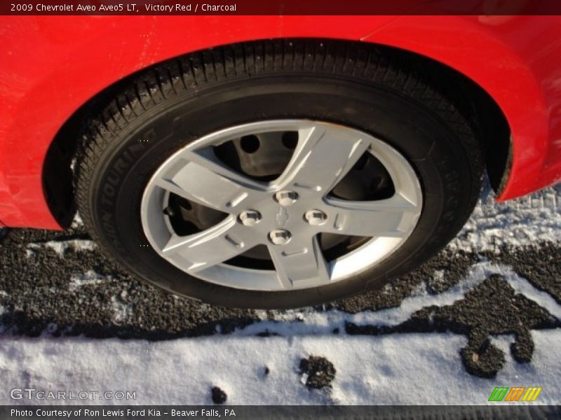 Victory Red / Charcoal 2009 Chevrolet Aveo Aveo5 LT