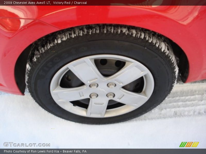 Victory Red / Charcoal 2009 Chevrolet Aveo Aveo5 LT