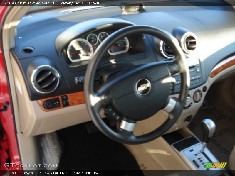 Victory Red / Charcoal 2009 Chevrolet Aveo Aveo5 LT
