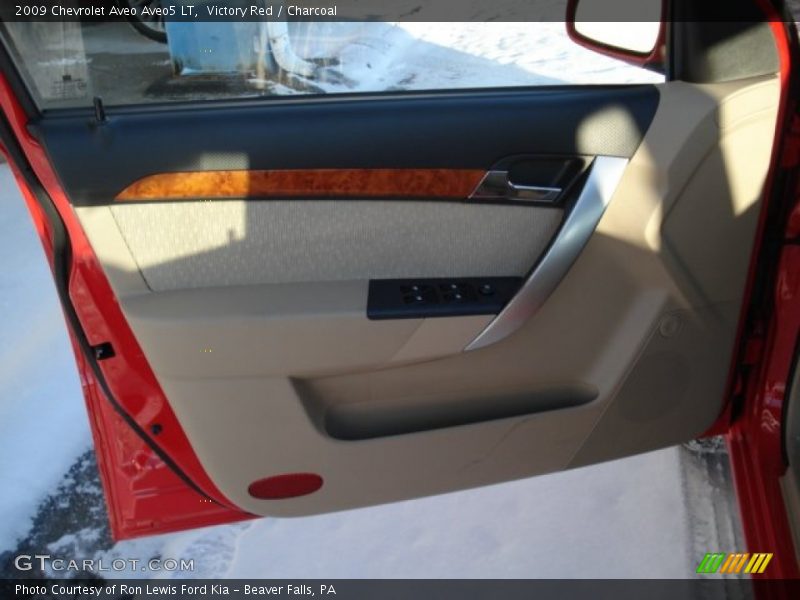 Victory Red / Charcoal 2009 Chevrolet Aveo Aveo5 LT