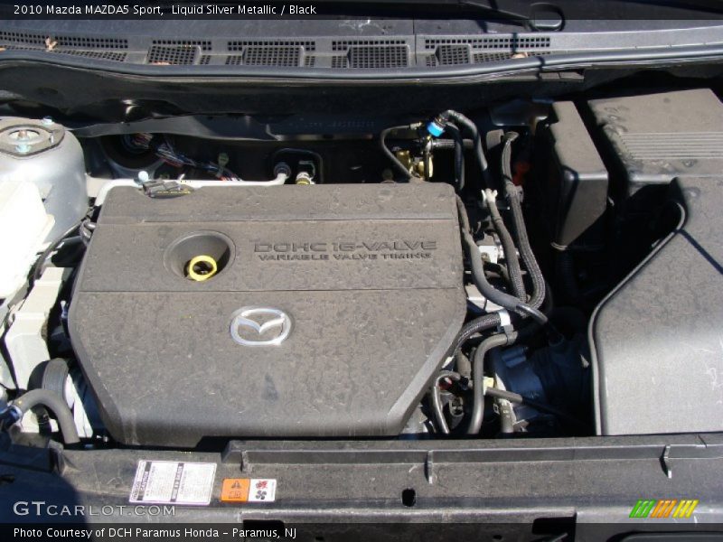 Liquid Silver Metallic / Black 2010 Mazda MAZDA5 Sport