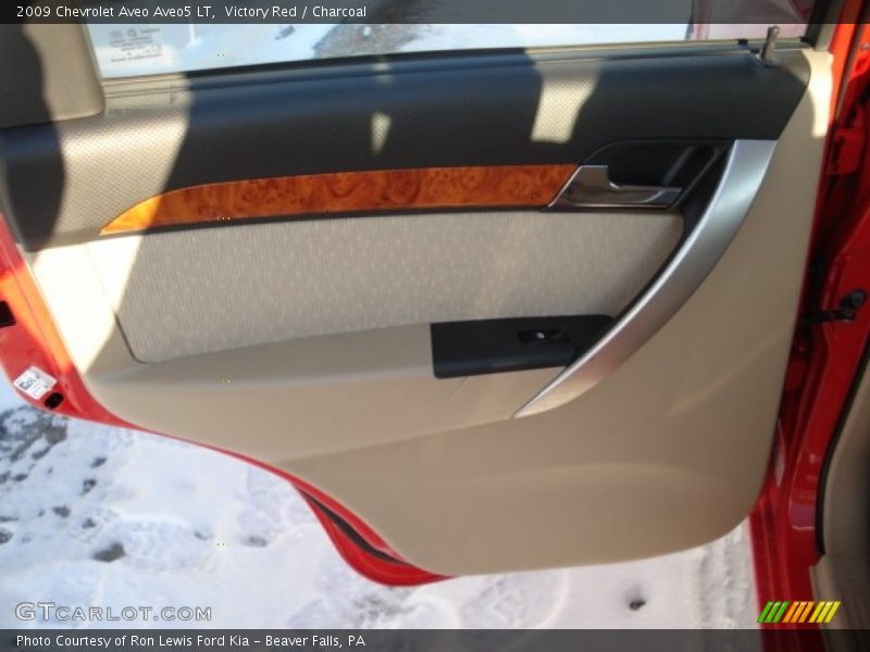 Victory Red / Charcoal 2009 Chevrolet Aveo Aveo5 LT