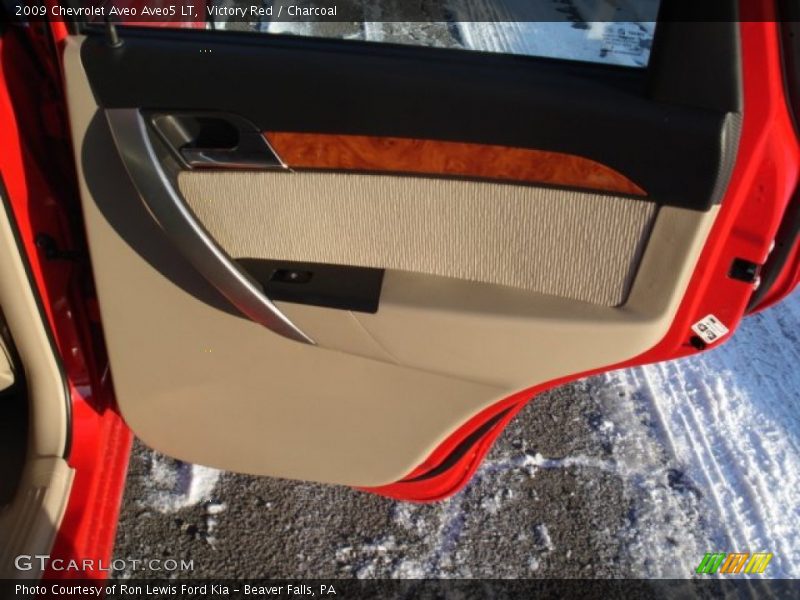 Victory Red / Charcoal 2009 Chevrolet Aveo Aveo5 LT