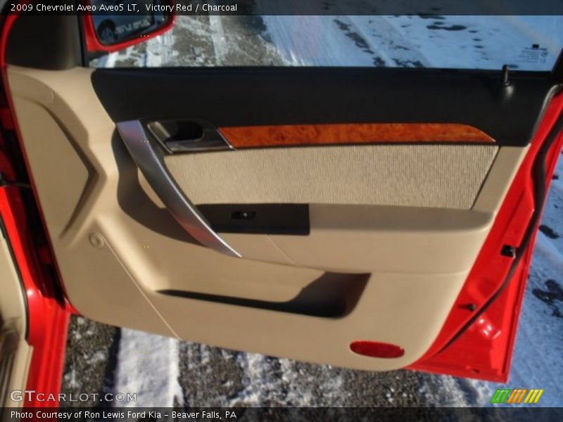 Victory Red / Charcoal 2009 Chevrolet Aveo Aveo5 LT