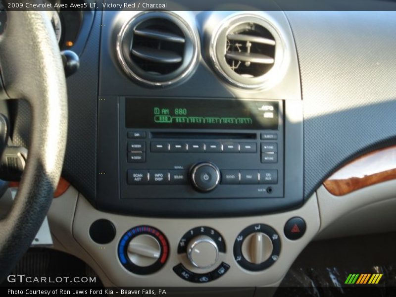 Victory Red / Charcoal 2009 Chevrolet Aveo Aveo5 LT