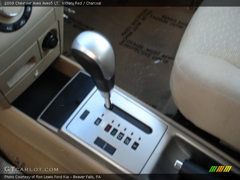 Victory Red / Charcoal 2009 Chevrolet Aveo Aveo5 LT