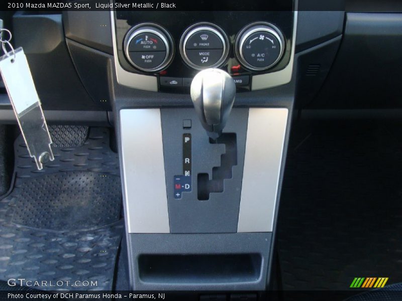 Liquid Silver Metallic / Black 2010 Mazda MAZDA5 Sport