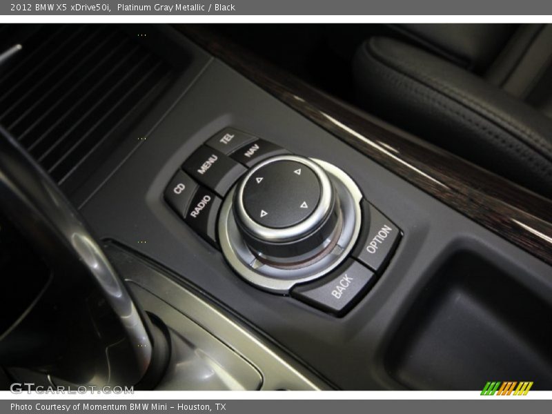 Platinum Gray Metallic / Black 2012 BMW X5 xDrive50i