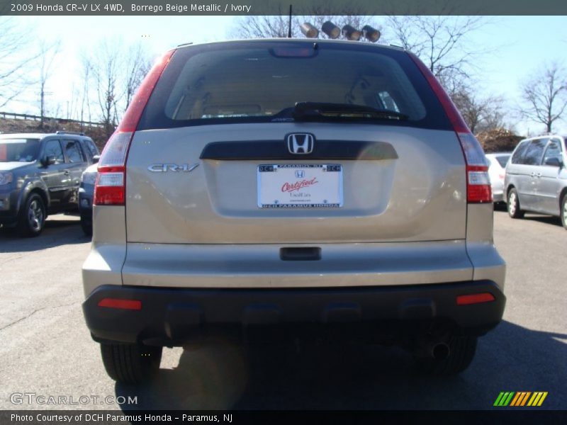 Borrego Beige Metallic / Ivory 2009 Honda CR-V LX 4WD