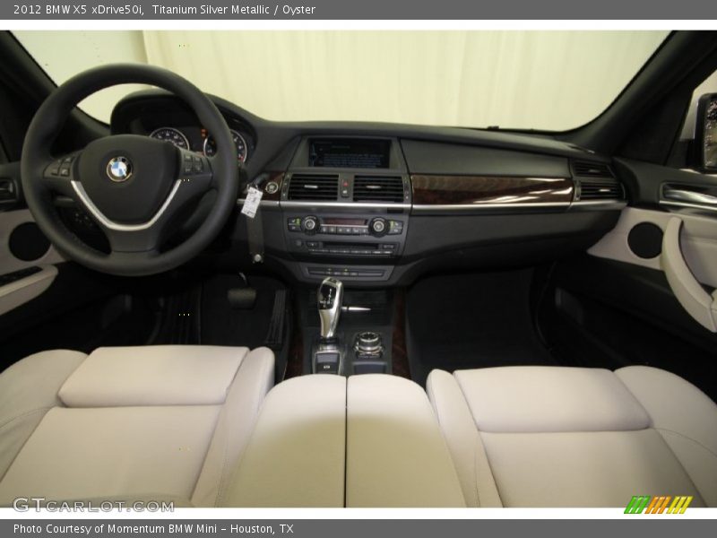 Titanium Silver Metallic / Oyster 2012 BMW X5 xDrive50i