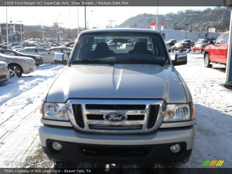 Silver Metallic / Medium Dark Flint 2008 Ford Ranger XLT SuperCab 4x4
