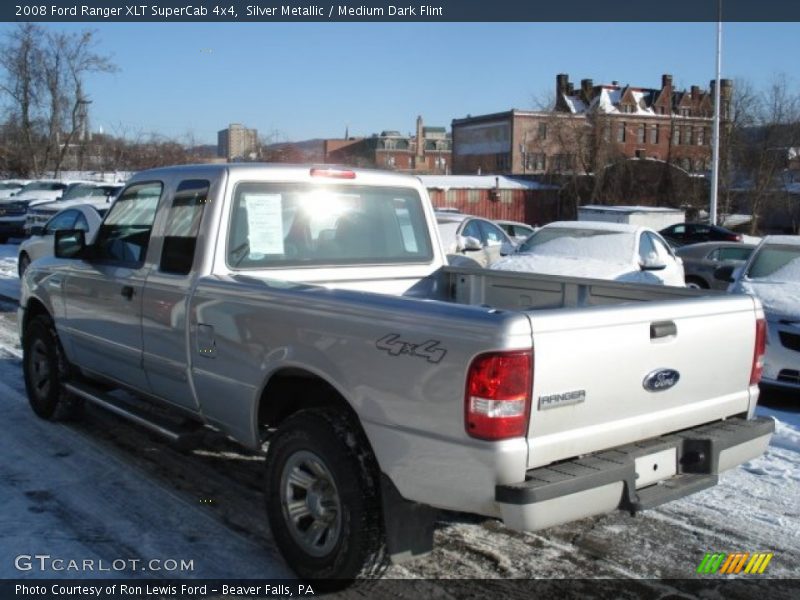 Silver Metallic / Medium Dark Flint 2008 Ford Ranger XLT SuperCab 4x4