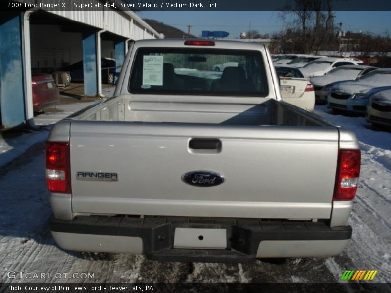 Silver Metallic / Medium Dark Flint 2008 Ford Ranger XLT SuperCab 4x4