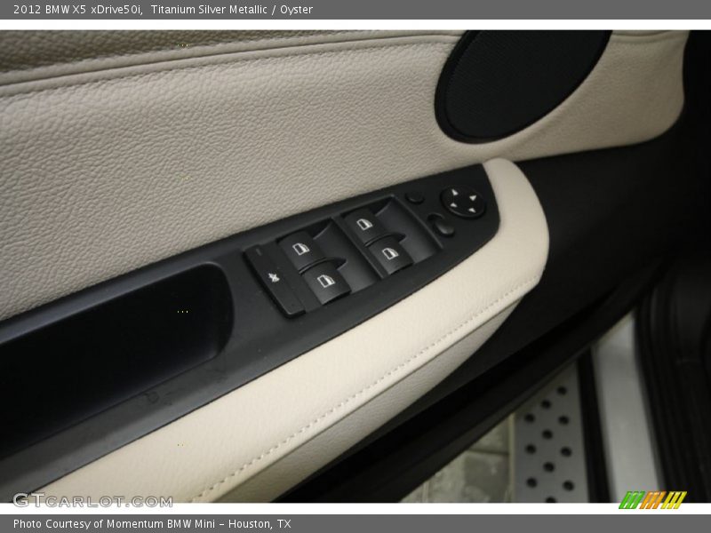 Titanium Silver Metallic / Oyster 2012 BMW X5 xDrive50i