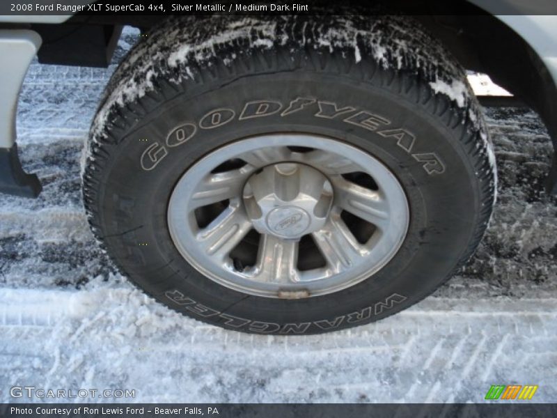 Silver Metallic / Medium Dark Flint 2008 Ford Ranger XLT SuperCab 4x4