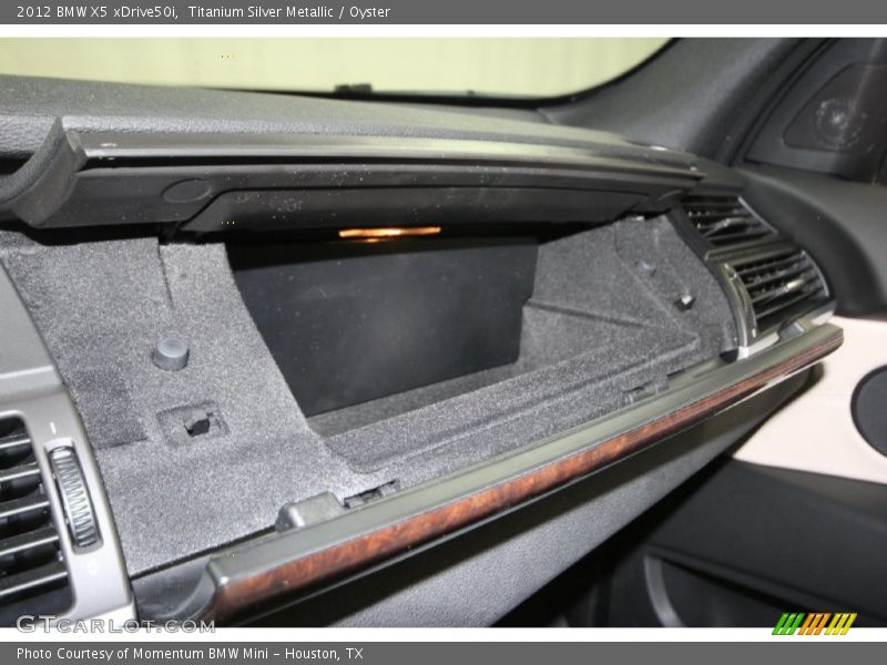 Titanium Silver Metallic / Oyster 2012 BMW X5 xDrive50i
