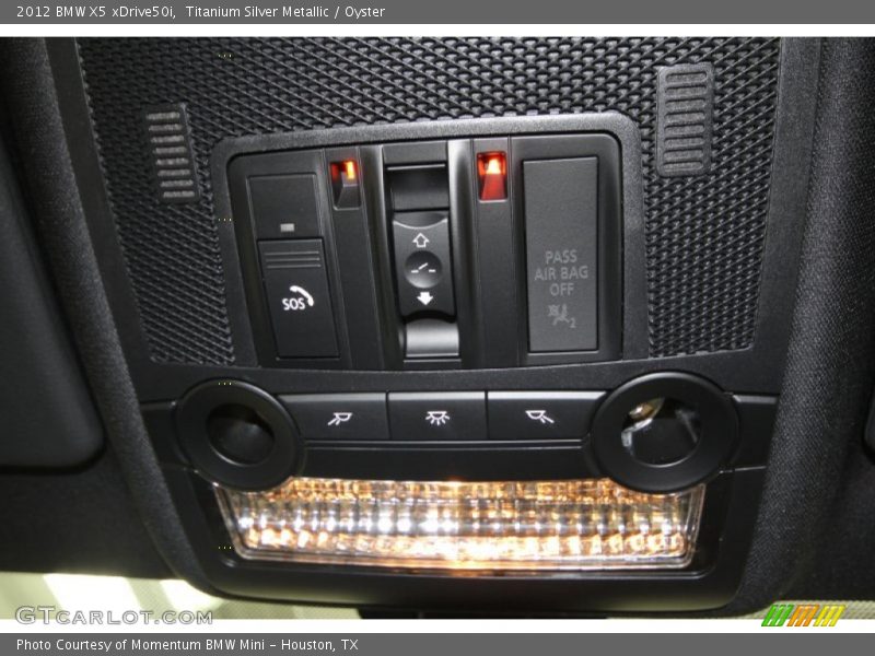 Titanium Silver Metallic / Oyster 2012 BMW X5 xDrive50i