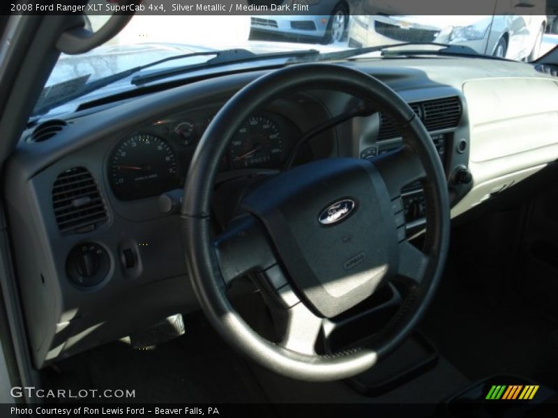 Silver Metallic / Medium Dark Flint 2008 Ford Ranger XLT SuperCab 4x4