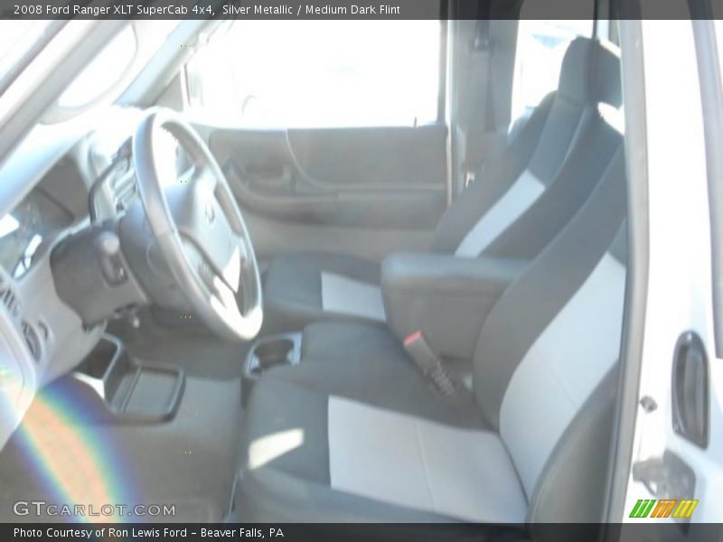 Silver Metallic / Medium Dark Flint 2008 Ford Ranger XLT SuperCab 4x4