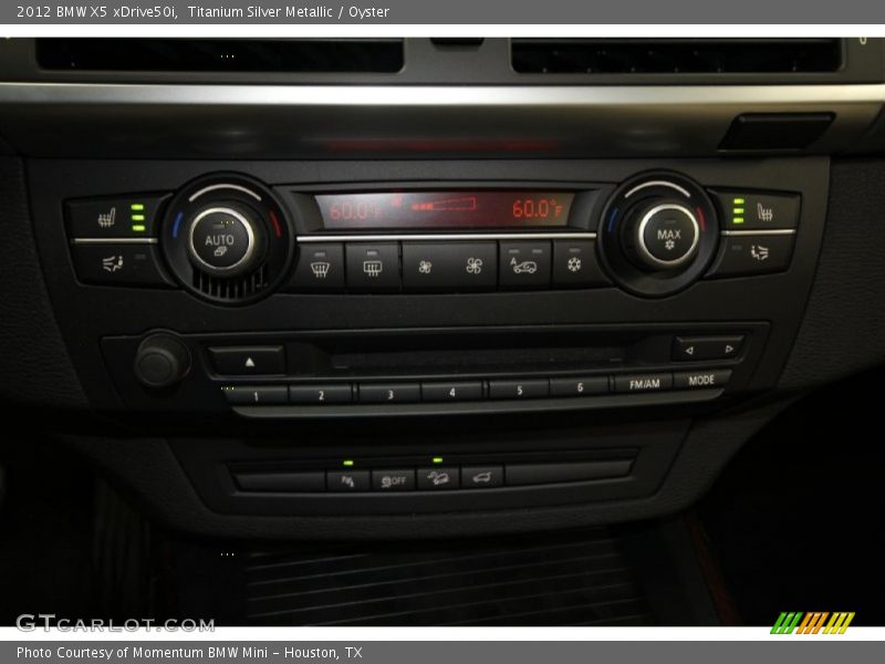 Titanium Silver Metallic / Oyster 2012 BMW X5 xDrive50i