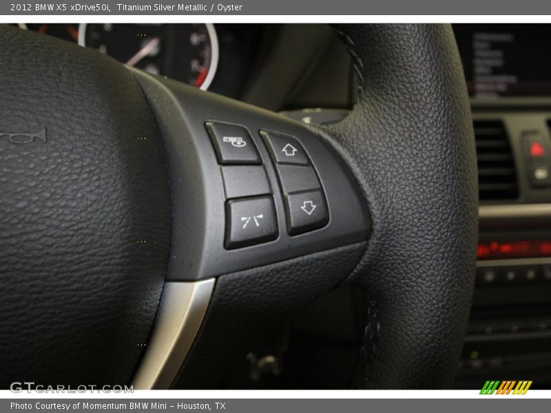 Titanium Silver Metallic / Oyster 2012 BMW X5 xDrive50i